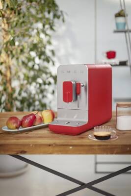 50s Style Bcc02 Espresso Otomatik Kahve Makinesi Mat Kırmızı - 3