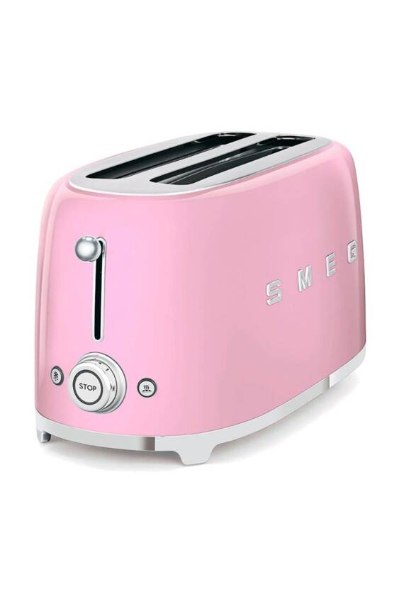 50s Style Retro Pembe Ekmek Kızartma Makinesi 2x2 TSF02PKEU - 2