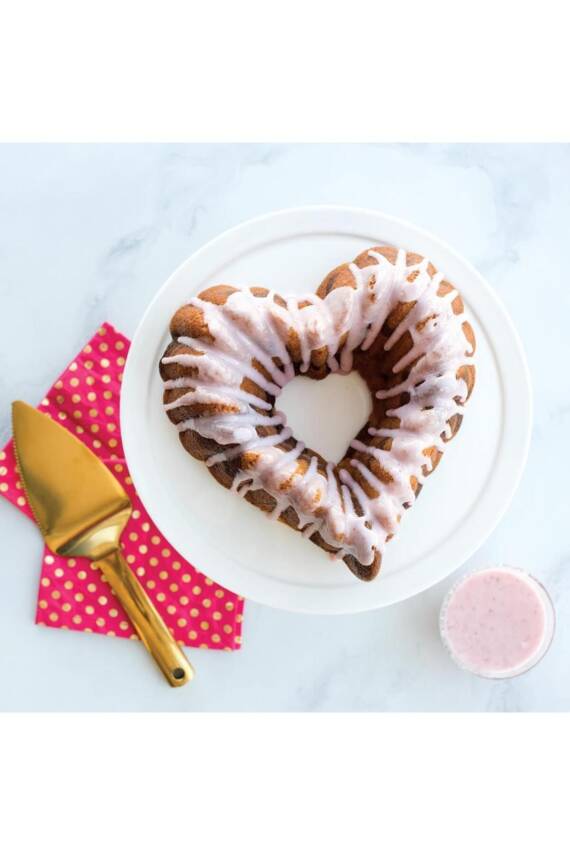 55548 Elegant Kalp Bundt Kek Kalıbı - 4