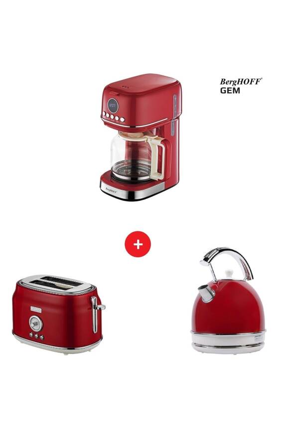 Filtre Kahve Makinesi Retro Kettle+Ekmek Kızartma Makinesi - 1