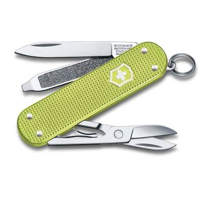 Victorinox 0.6221.241G Lime Twist Classic Alox Çakı - 5